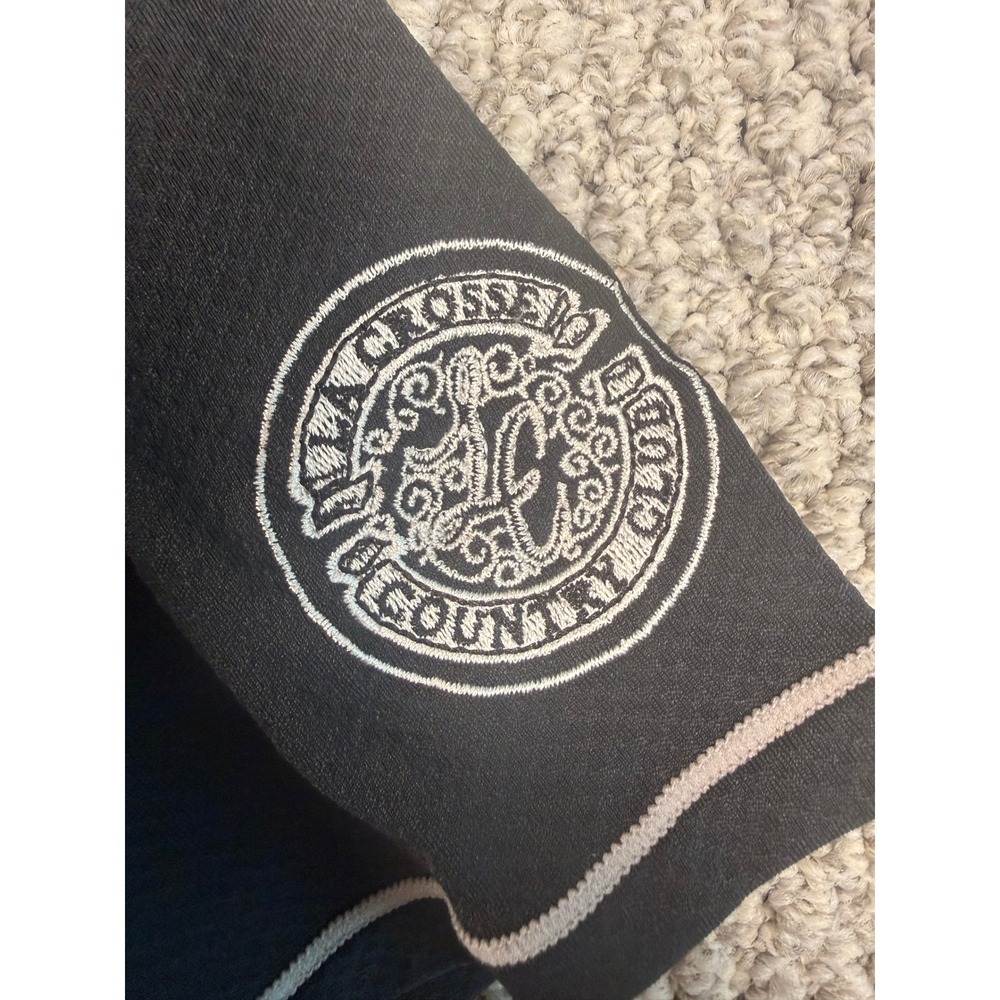 Under Armour Coldblack Polo Large Black 1/4 Zip Golf La Crosse Country Club - Picture 5 of 8